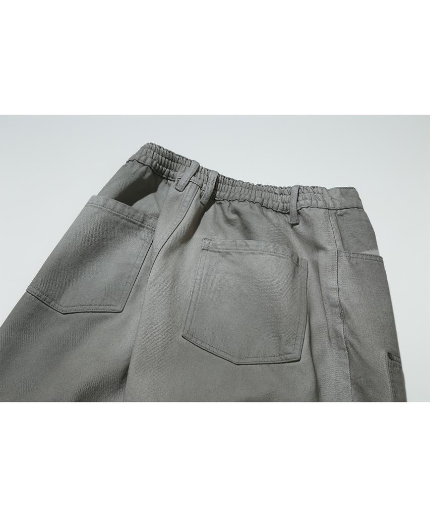URBANSTOFF Double Knee Bermuda Pants (Dirty Gray)