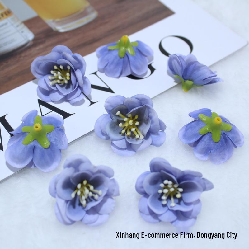 

3.5cm Handmade Rose Flower Hair Accessories Wreath for Straw Hat and Decorative Use