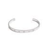 Stainless Steel Bangle Adjustable Wristband Lightweight Comfortable Bracelet Accessory For Casual Or Formal Wear