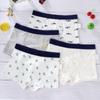 4 sztuk/partia chłopcy bawełniana bielizna dzieci bokserki dziecięce majtki dziecięce figi dla chłopca nastolatek kalesony 2-12 lat