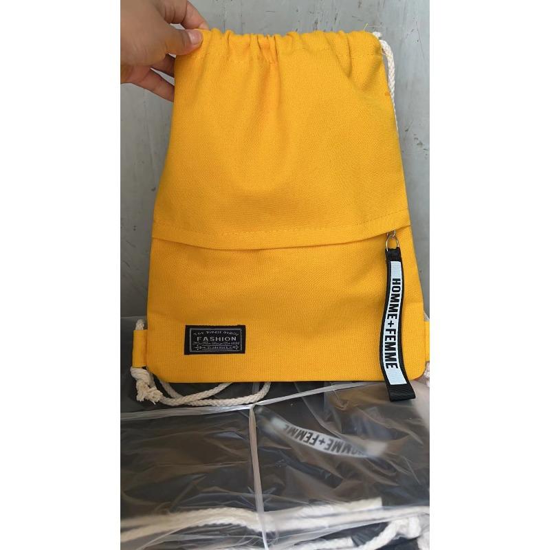 New Backpack Backpack Men and Women Junior High School High School Students Backpack Large Capacity Campus Canvas Double Back