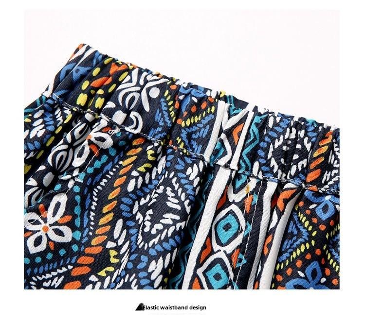 Girls' Ethnic-Style Summer Suit - Trendy, Lightweight, and Cool for Baby Fashionistas
