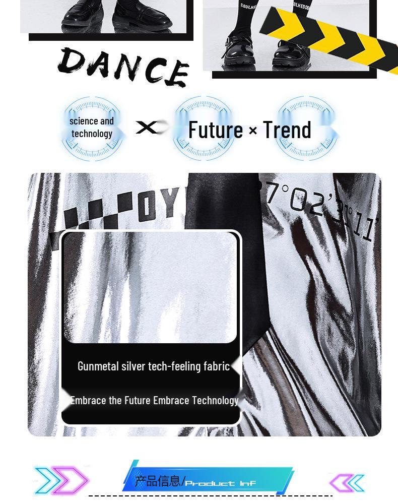 Children's Sci-Fi Performance Costumes: Sequined Outfits for Kindergarten and Primary School Events