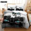 3D Digital Printing Fashion Design Car & Racing Car Bedding Set Queen Size Duvet Cover Set