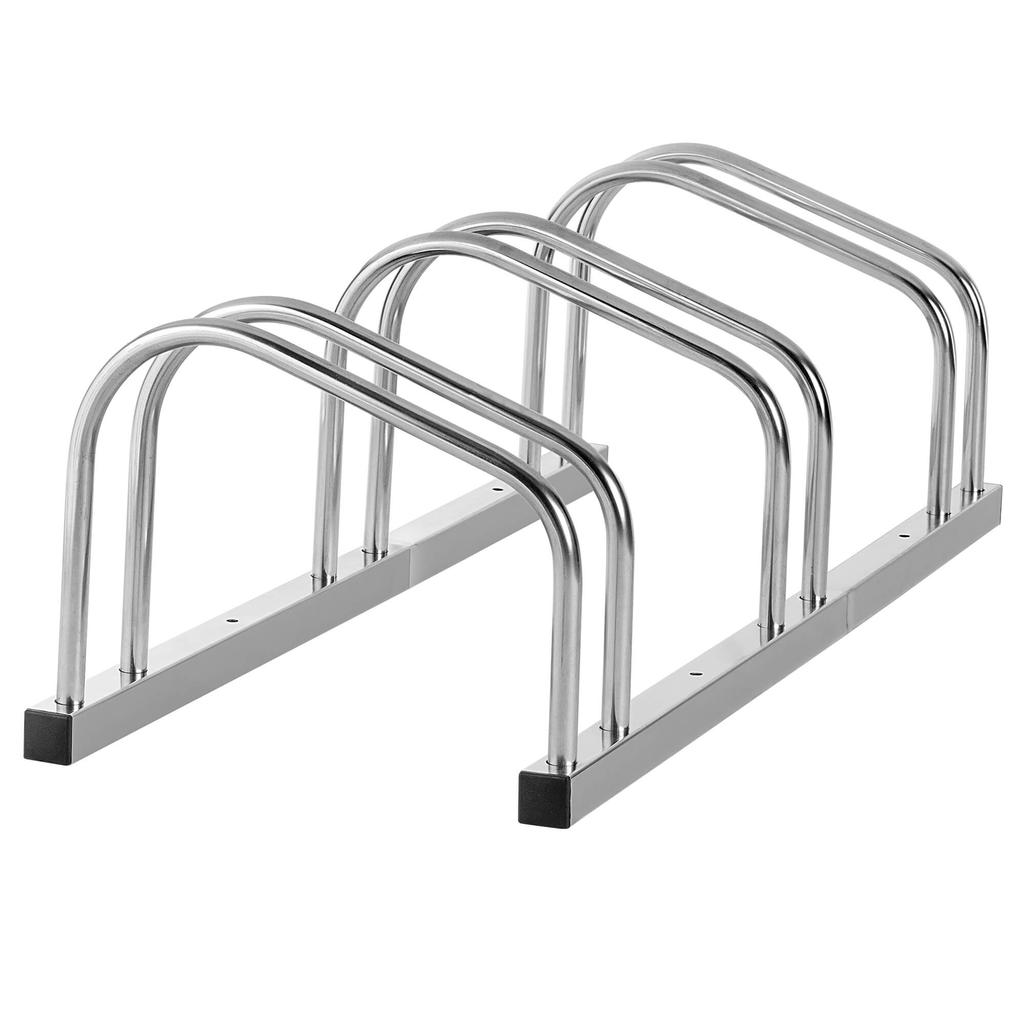 KADAX Steel Silver Bicycle Stand
