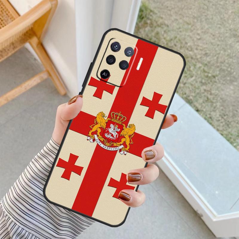 

Georgia Flag Case For Oppo A5 Pro A15 A17 A57 A77 A18 A38 A58 A78 A98 A94 A74 A54 A40 A60 A80 A16 A76 A96 OPPO A54 5G