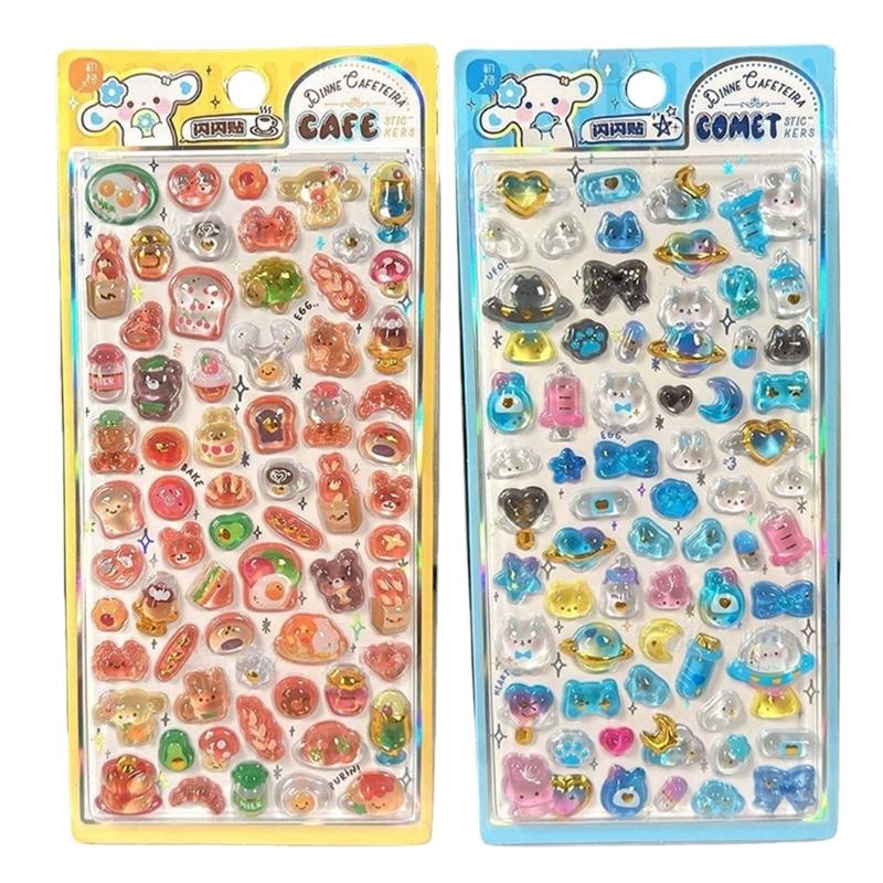 

Food Grade Resin Sushi Raised Sticker for Child Sensory Play Creative Learning and Decorative Use