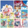 Diamond Painting New Collection 2024 Cartoon Mosaic Dumbo Embroidery Jewelry Cross Stitch Elephant Home Decor Gift Crafts
