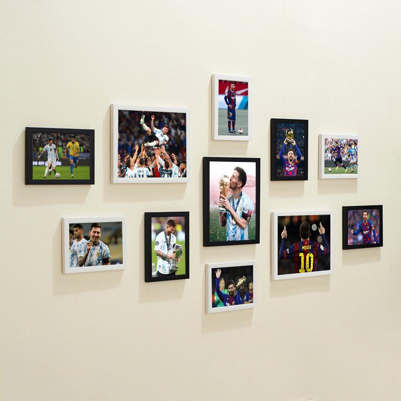 Argentina World Cup Champion Messi Poster - Living Room Decor, Sofa Background Art, Football Wall Photo