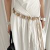 Ethnic Leather Waist Rope Floral Dress Jeans Belt American Women's Belt  Waist Decoration
