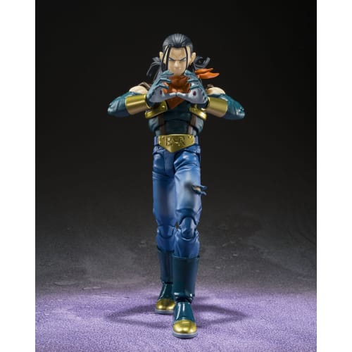 TAMASHII NATIONS Super Android 17 Fig. 15cm Dragon Ball GT SH Figuarts Premium Bandai