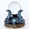 New Resin Sculpture Eye Snake Crystal Ball Base Home Office Desktop Crystal Ball Base Decoration