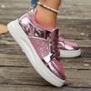 New Fashionable and Casual Plus-size Women's Lace-up Thick-soled Casual Shoes