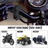 Motorrad-Handy-Ladegerät, 12 V-24 V, Dual-Port-Motorrad-USB-Ladegerät, IP65, wasserdicht, Handy-Ladegerät, Lenkerhalterung