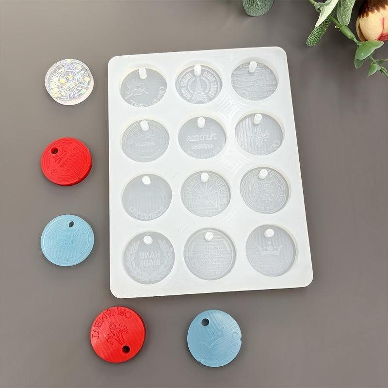 Silicone Name Pendant Mold Handmade English Listed Silicone Molds Suitable for Crafting Baking and Soap Making Food Safe