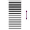 Zebra Roller Blind, Black, Fabric Width 110.9 Cm, Polyester