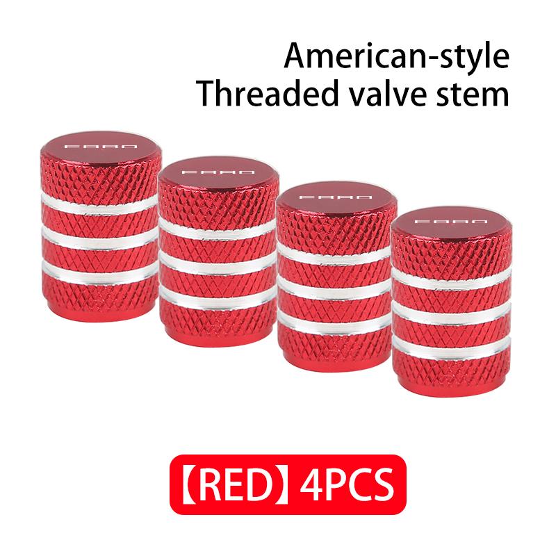 

4/8Pcs Car Tire Valve Stem Cap Knurling Style Tire Valve Cap For Ebro S400 S700 S800 Omoda 5 C5 Jaecoo J7 J8