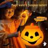 Halloween Pumpkin Lantern and Candy Bag with Luminous Effects for Trick-or-Treating