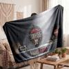 Nirvana Flannel Blanket, Custom Name Text Personalized Soft Throw Blanket Home Decor Gift