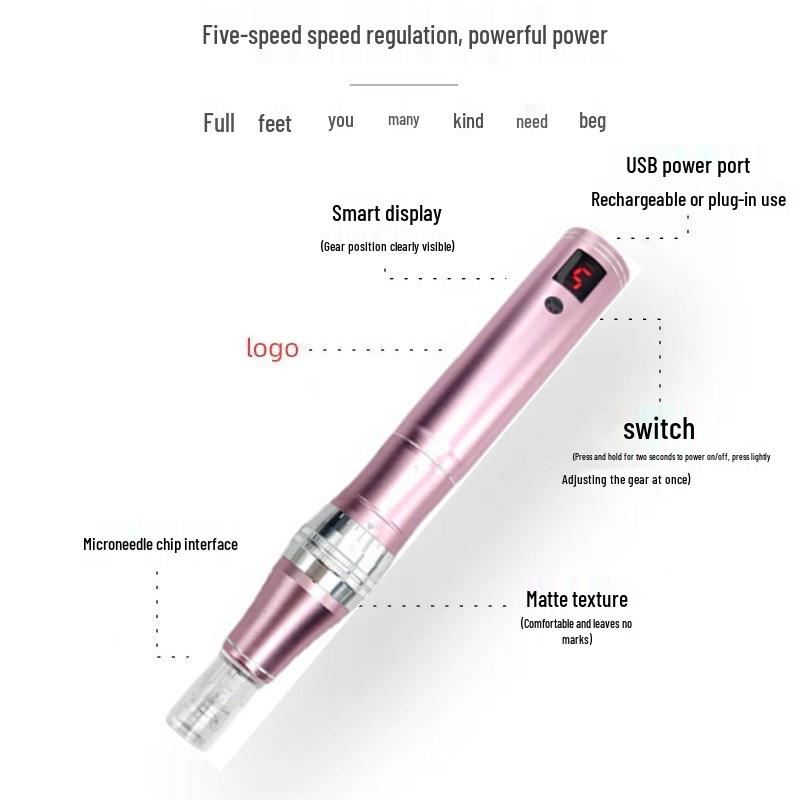 Nano Microneedle Microcrystal Pen for Beauty Treatments