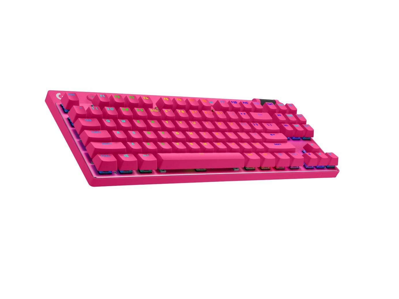 Logitech Rose G Pro X Tkl - Clavier - Backlit - Sans Fil - 2.4 Ghz, Bluetooth - Qwerty - International Us - Commutateur : Tactile - Image 5