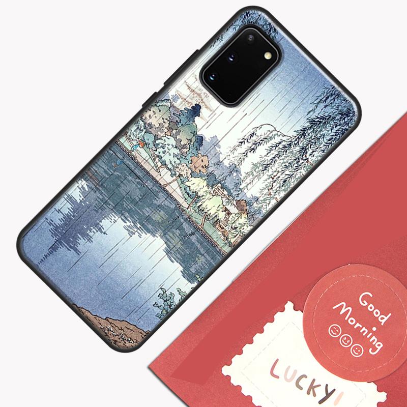 Japanese Ukiyo-e Art Phone Case For Samsung Galaxy S26 S25 Ultra S20 S21 S22 S23 S24 S10 Plus S25 FE Cover Shell