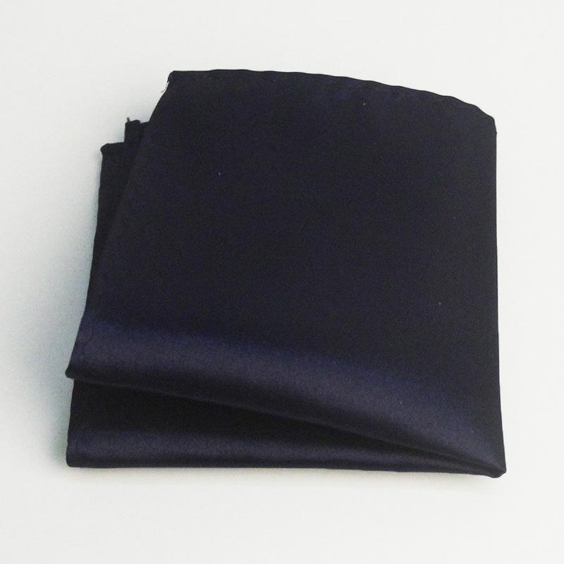 Men's Solid Color Pocket Square for Suits - Multi-color Wedding & Business Accessory Scarf