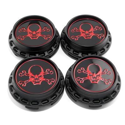 Wheel Center Cap 67mm 4pcs Silver Skeleton Wheel Cover Center Cover
