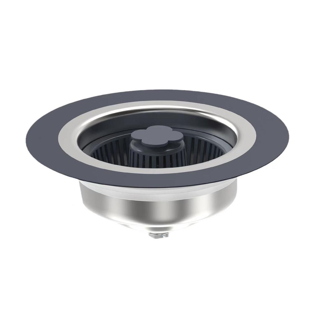 Quick Clean Sinks Drain Filter Plastic & Steel Kitchen Sink Drain Strainers Kitchen Sink Stop Simple Installation