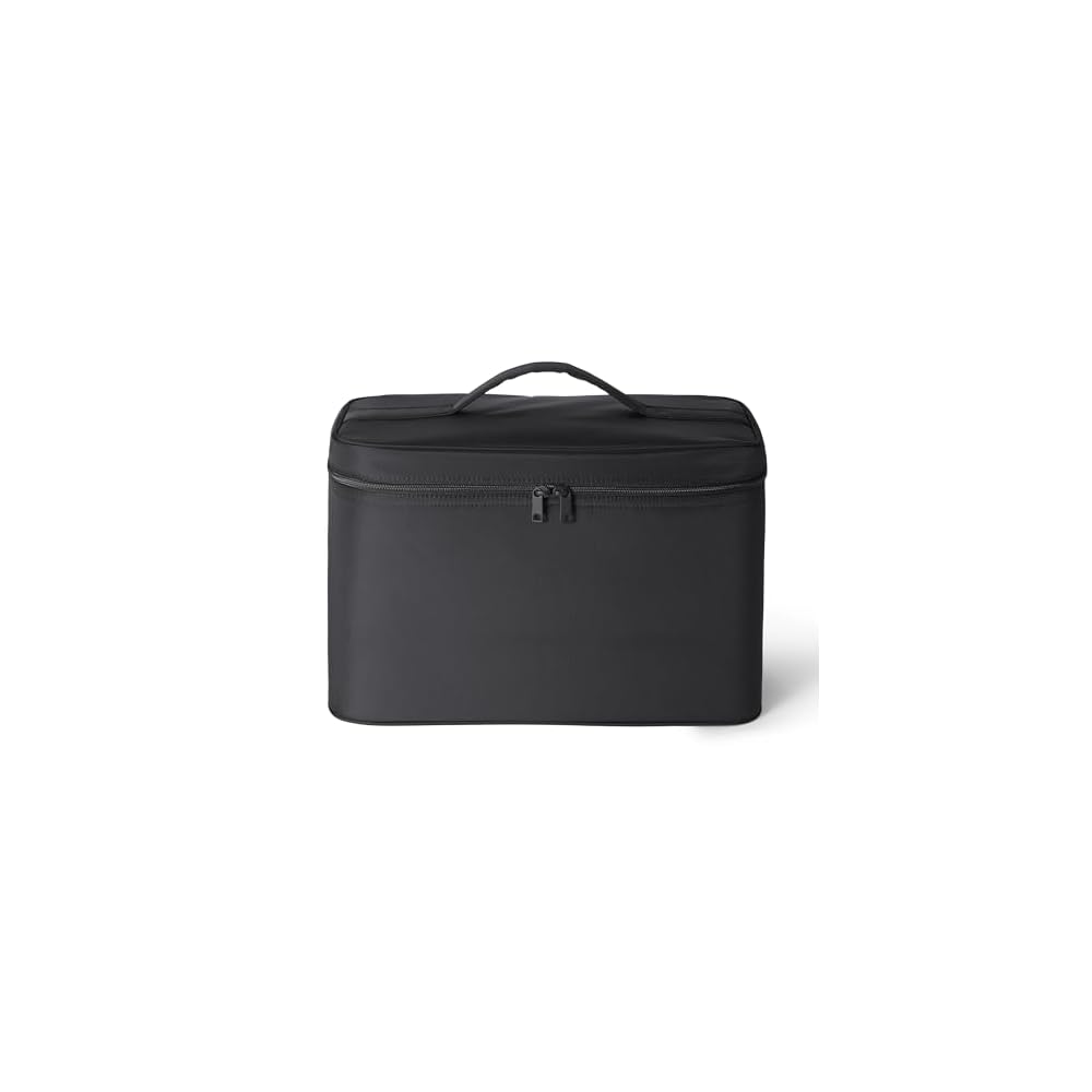 MUJI Recycled Nylon Makeup Box, Black, Large, Approx. 36 x 165 x 23 cm, 76811930