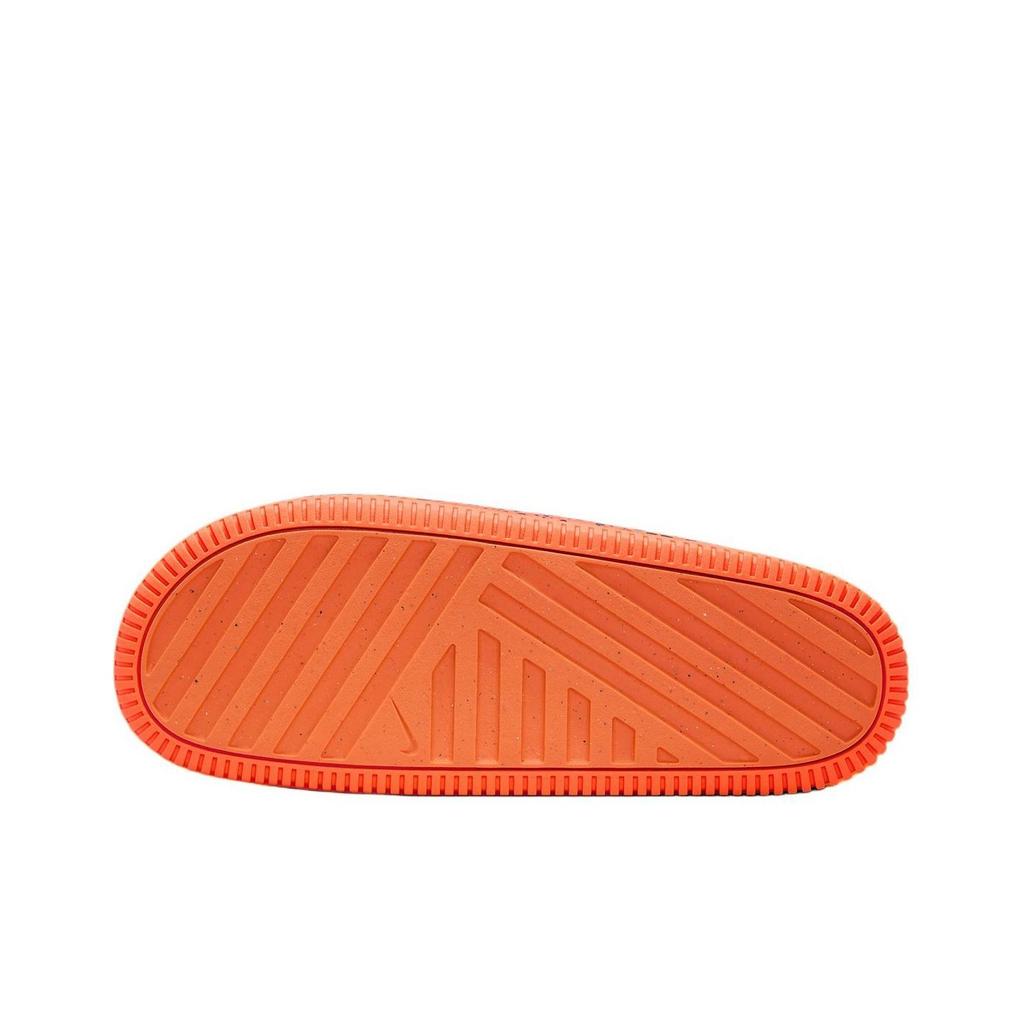 Nike Calm Slide Comfortable Casual Silent Anti-Wear Slide Sandals Men Footwear Orange Black HM5072-800
