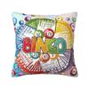Heißes Spiel Bingo Bälle Karten Kissenbezüge Heimdeko D-Druck Sofa Stuhl Kissenbezug Polyester Weicher Kissenbezug