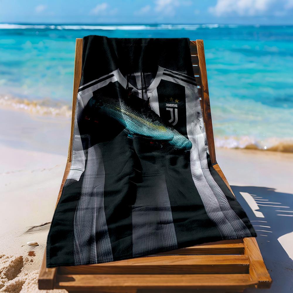 Juventus Beach Towel Soft Durable Quickdry Comfortable Lightweight Suitable For Sports Travel Swimming Yoga Bathroom Beach And Pool