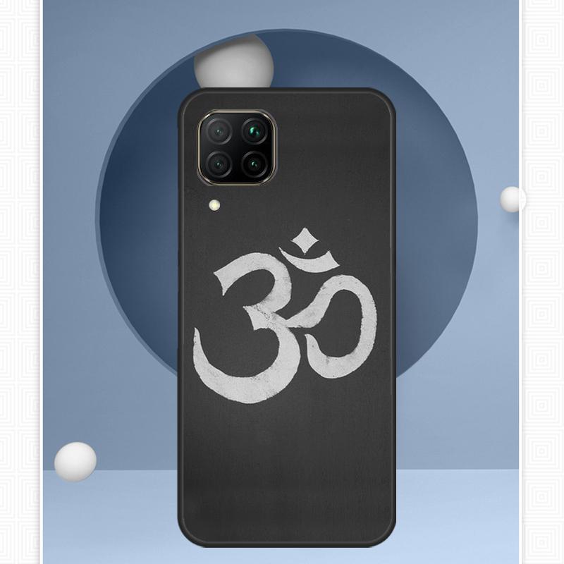 Aum Om Symbol For Huawei P30 P60 Pro P20 P40 Lite Nova 9 10 SE 12s 12i 11i 8i Y91 Y60 Y70 Y72 Y90 Y61 Case
