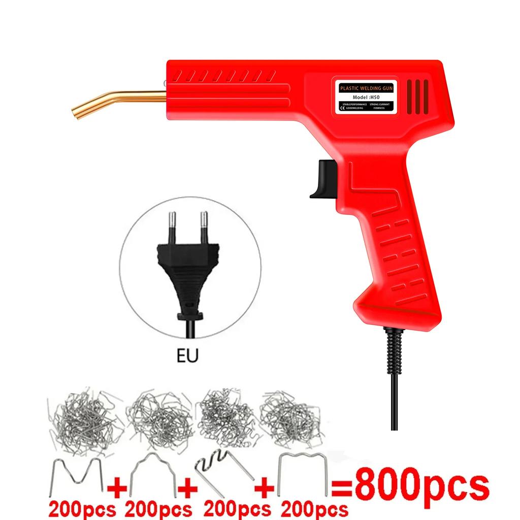 Plastic Welding Kit Repair Welder Kit Hot Stapler for Car Bumper Cracks, Kayaks, Plastic Toys