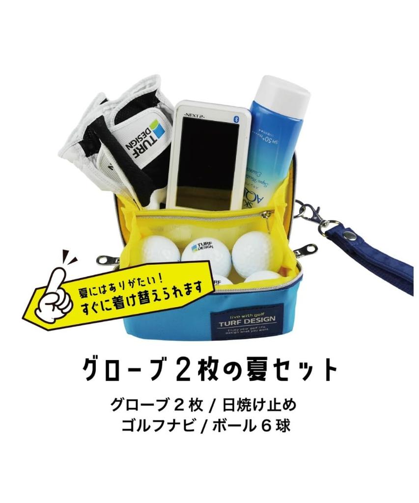 Golf Pouch Golpaca M [Turf Design] YE/BGL