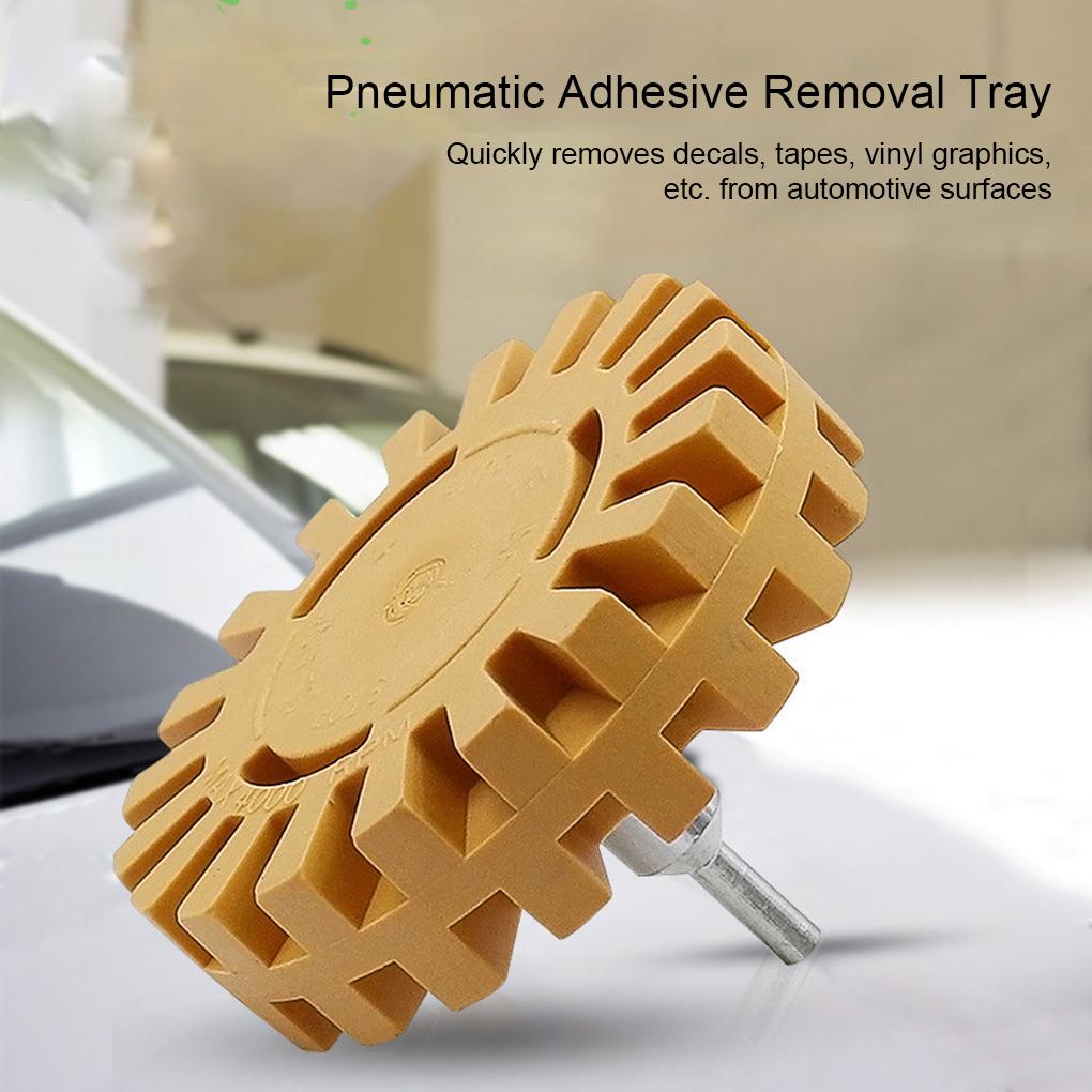 Decal Remover Rubber Wheel Sticker Eraser Handy Installation Household