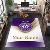 Crystal Velvet Rug Austria Wien FC Print Custom Name Text Floor Mat Home Decor