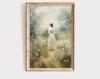 Pride and Prejudice Wall Art Print Canvas Oil Painting Elizabeth Bennet and Mr Darcy Cottagecore Posters Home Decor