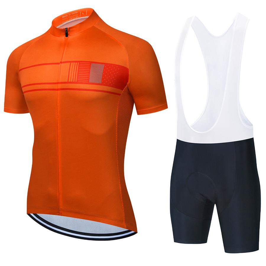 2025 Pro Cycling Set Summer Cycling Jersey Set Bike Cycling Clothing Breathable MTB Bicycle Sportswear Suit Men Cycling Clothes