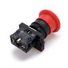 Electrical Equipment Mushroom Emergency Stop Switch Rotating Reset Screw Terminal Constant Close Push Button Switches