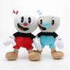 2 adet/set 10" Cuphead Peluş Mugman Mecup Ve Brocup Dolması Bebek-1 Shj
