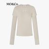 MO&Co. Women's Round Neck Knit Top
