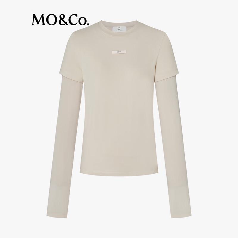 MO&Co. Women's Round Neck Knit Top