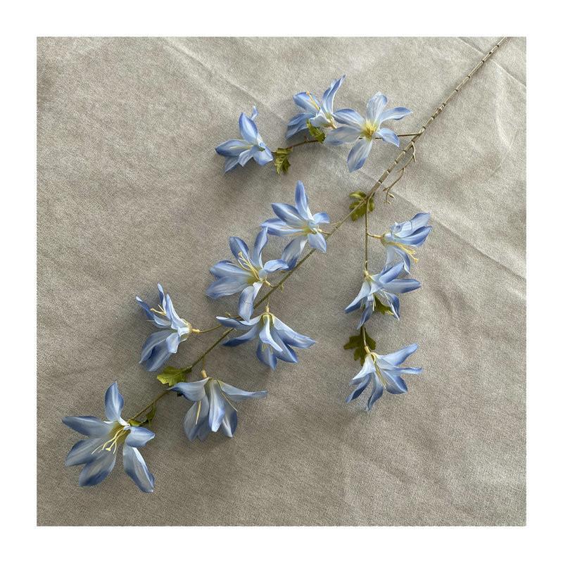 Silk Zephyr Realistic Lily Single Stem For Table Decoration Photography Prop