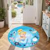 Cinderella's Round Carpet Suitable for Balcony Outdoor Entryway Playrooms Anti-slip Round Rug Office home decor Wedding Party Gift