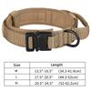 Strong Tactical Dog Collar Metal Buckle Collar for Dog Pet Product Nylon Medium Large Dog Training Neck Collars Pet Accessories