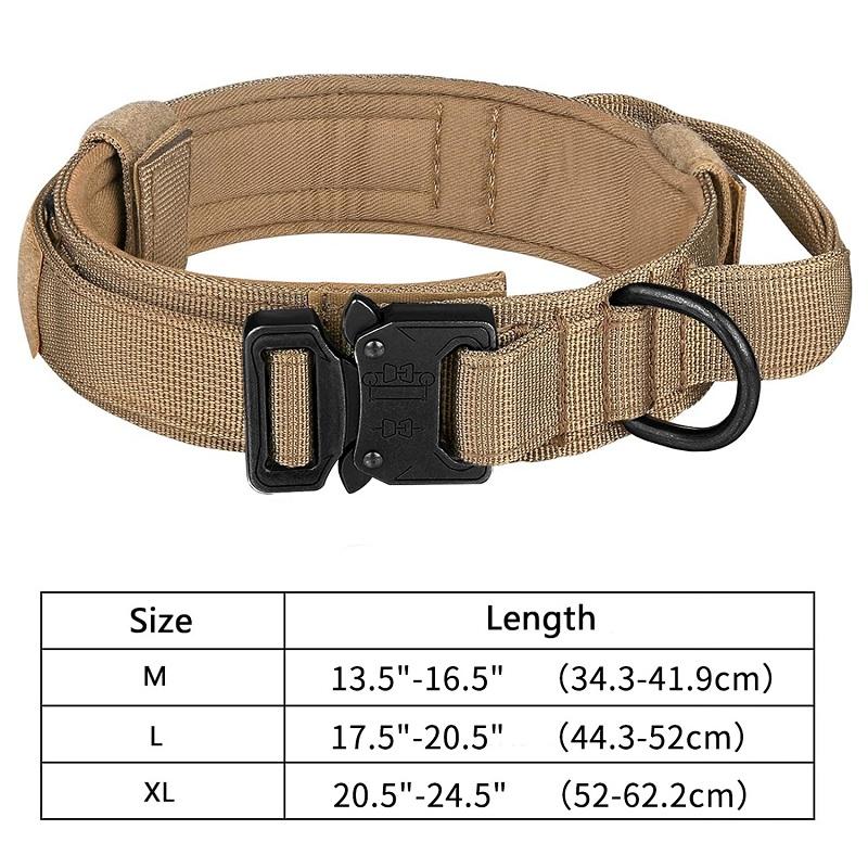 Strong Tactical Dog Collar Metal Buckle Collar for Dog Pet Product Nylon Medium Large Dog Training Neck Collars Pet Accessories