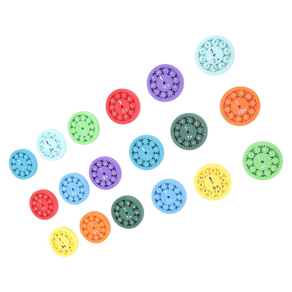 18PCS Math Fact Fidget Toy PC Multiplication and Division Math Learning Educational Toy for Kids