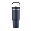 Leakproof Insulated Cup 30oz Large Capacity Water Bottle with Handle/Straw Colorful Tumbler Gift for Travel Car Office Workout